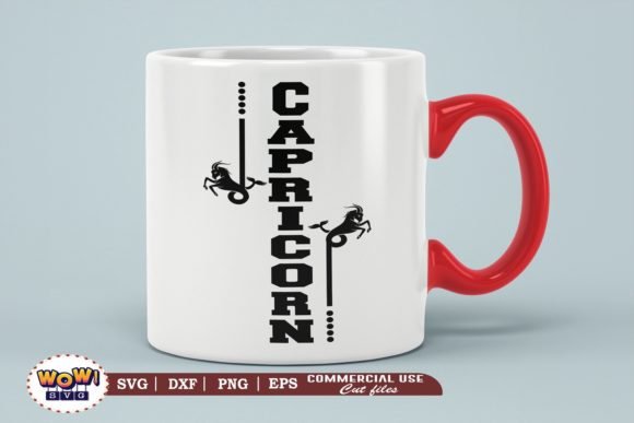 Capricorn Svg, Zodiac Sign Svg, Zodiacs Graphics and Illustrations