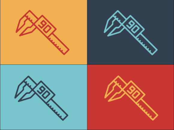 Digital Micrometer Display Graphics and Logos Review