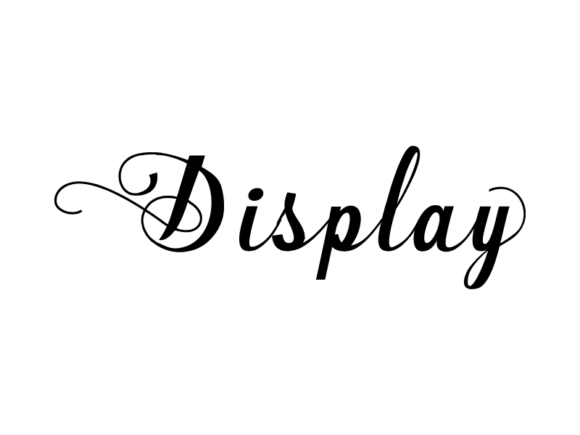 Reviewing Display SVG Typography for Embroidery