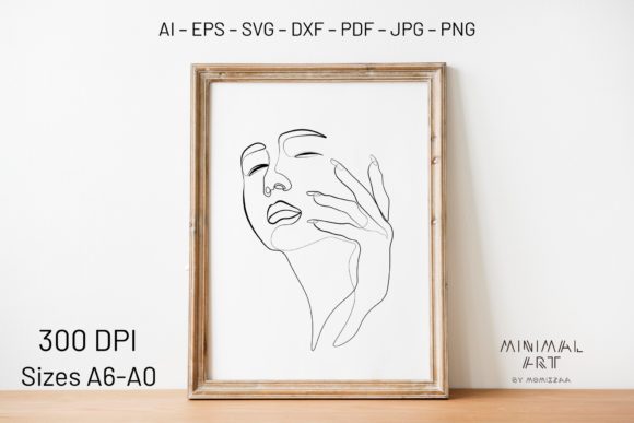 Wall Art Continuous Line, Woman Svg Review